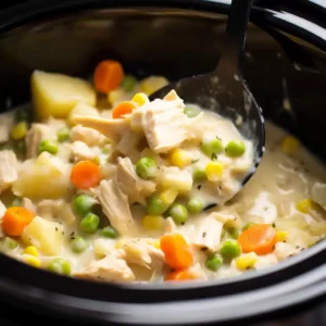 Crockpot Chicken Pot Pie 3 Crockpot Chicken Pot Pie Preparation 300x300 1