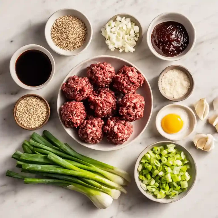 Korean BBQ Meatballs Key Ingredients Korean BBQ Meatballs Key Ingredients