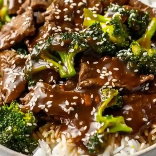 Beef and Broccoli on White Rice – Homemade Stir Fry