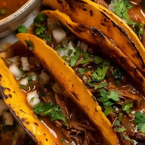 Birria Tacos – Authentic Mexican Birria Tacos with Consomme