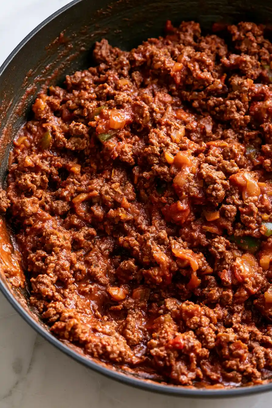 Easy Homemade Sloppy Joe Recipe 5 Build the Homemade Sloppy Joe Sauce