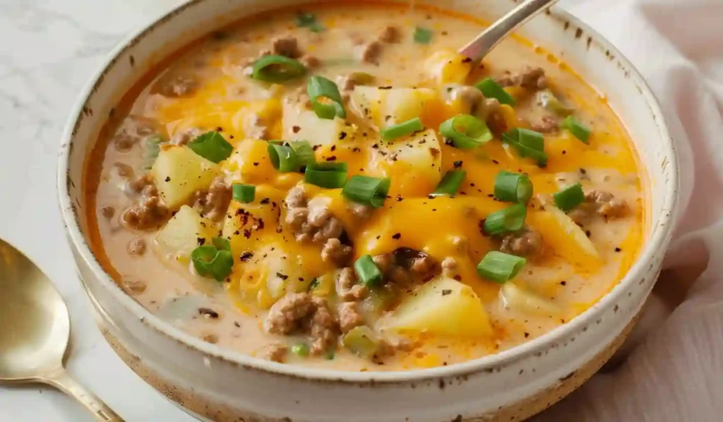 Cheeseburger Soup