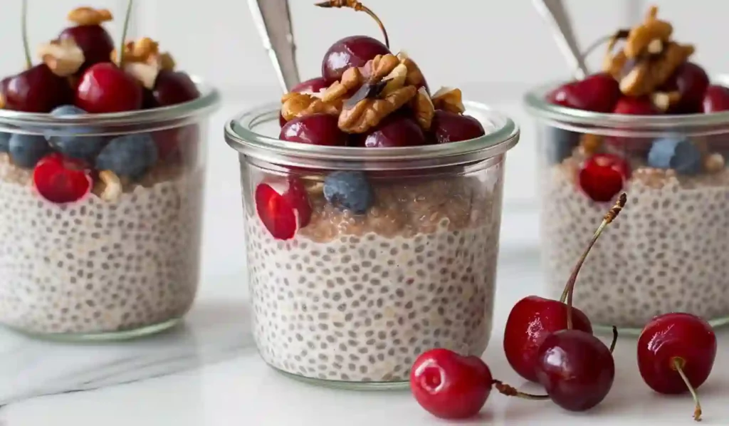 Chia Seed Pudding with Fresh Berries