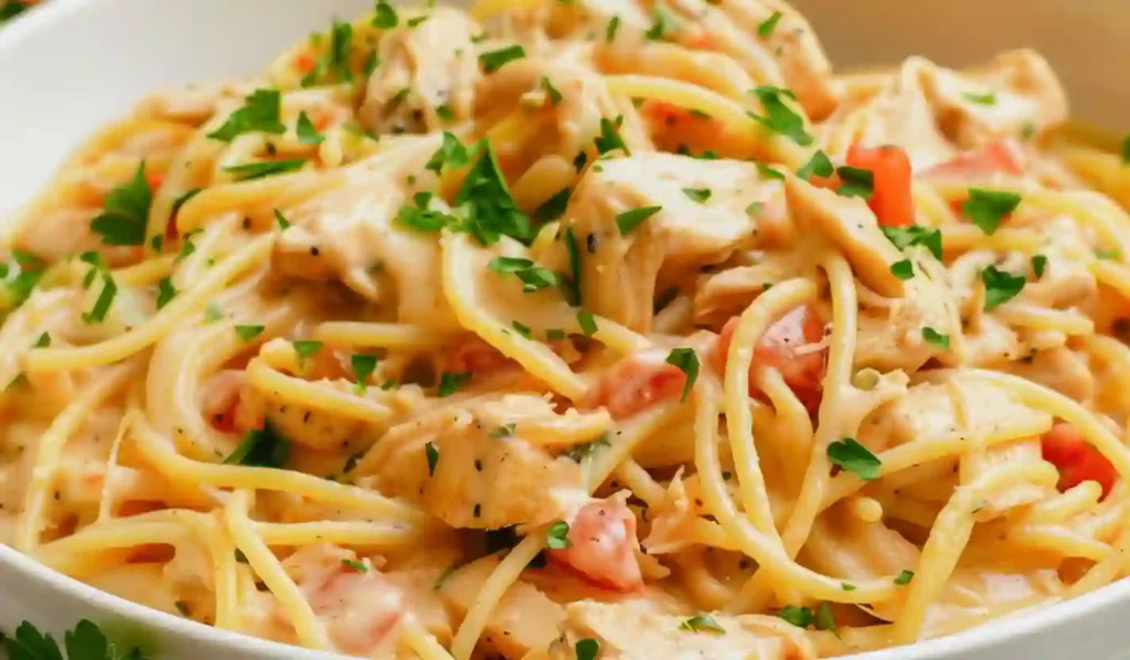 Creamy Chicken Spaghetti
