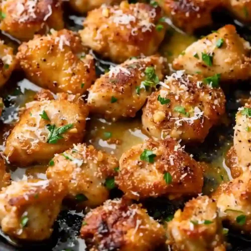 Garlic Butter Chicken Bites – Crispy Juicy and Perfectly Golden
