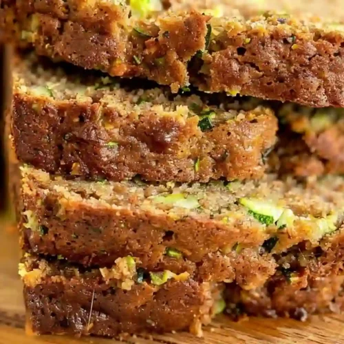 Healthy Zucchini Bread for Cozy Mornings 3 Healthy Zucchini Bread – Close Up Slices