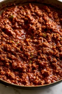 Easy Homemade Sloppy Joe Recipe 12 Simmer the Sloppy Joe Filling Until Thick