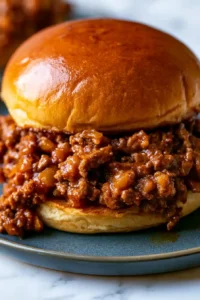 Easy Homemade Sloppy Joe Recipe 13 Toast the Buns and Assemble the Sloppy Joes