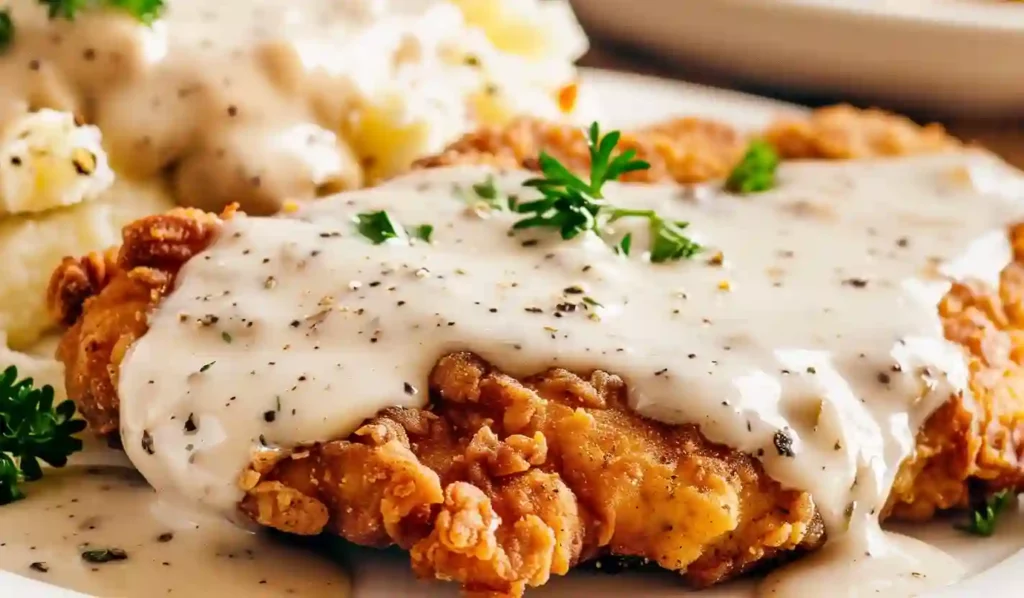 Chicken Fried Steak with Country Gravy – Close Up Featured Image