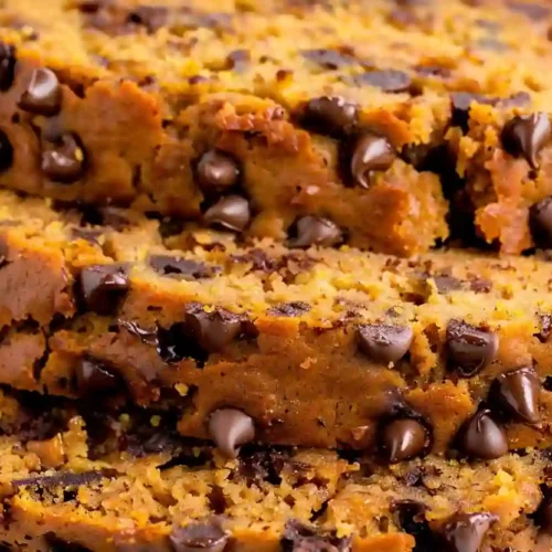 Pumpkin Chocolate Chip Bread – Pinterest Vertical Image