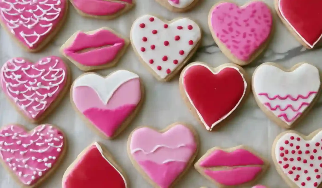 Royal Icing Cookies – Heart Shaped Valentine Cookies