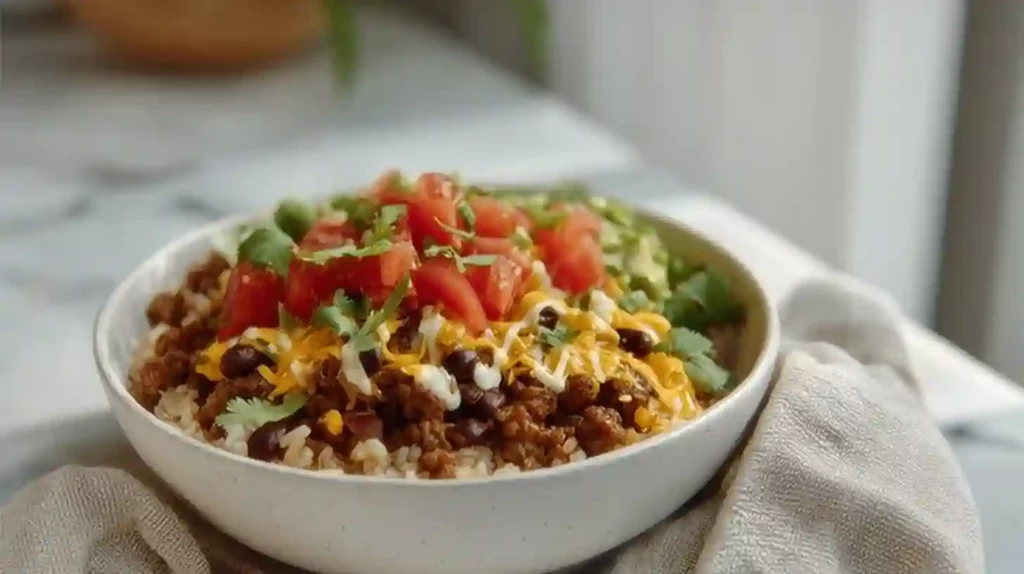 Easy Ground Beef Burrito Bowl for Cozy Weeknight Dinners