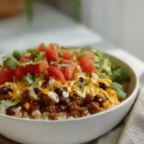 Easy Ground Beef Burrito Bowl for Cozy Weeknight Dinners