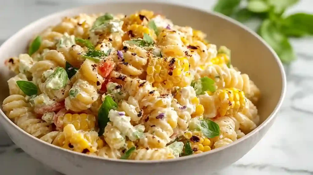 Irresistible Healthy Street Corn Pasta Salad Everyone Will Love