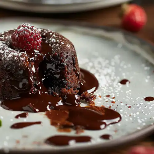 Cozy Chocolate Molten Lava Cake – The Ultimate Homemade Dessert for Busy Nights