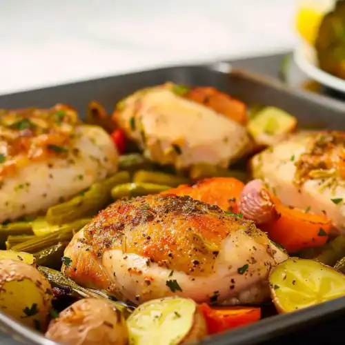 Cozy Sheet Pan Garlic Butter Chicken & Veggies for Effortless Comfort