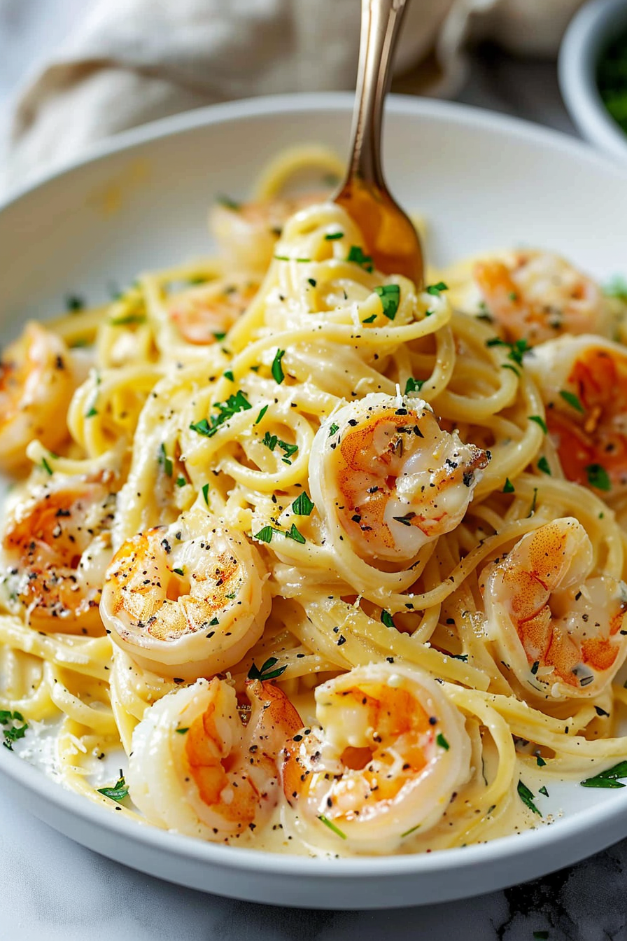 Creamy Shrimp Scampi Garlic Pasta Bake (Cozy, Easy & Nourishing!) 2 image 1775997052343