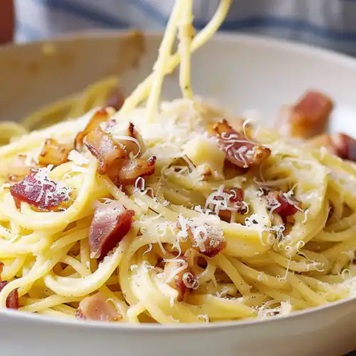 Cozy Weeknight Italian Spaghetti Carbonara (No Pork, Family-Friendly & Satisfying)