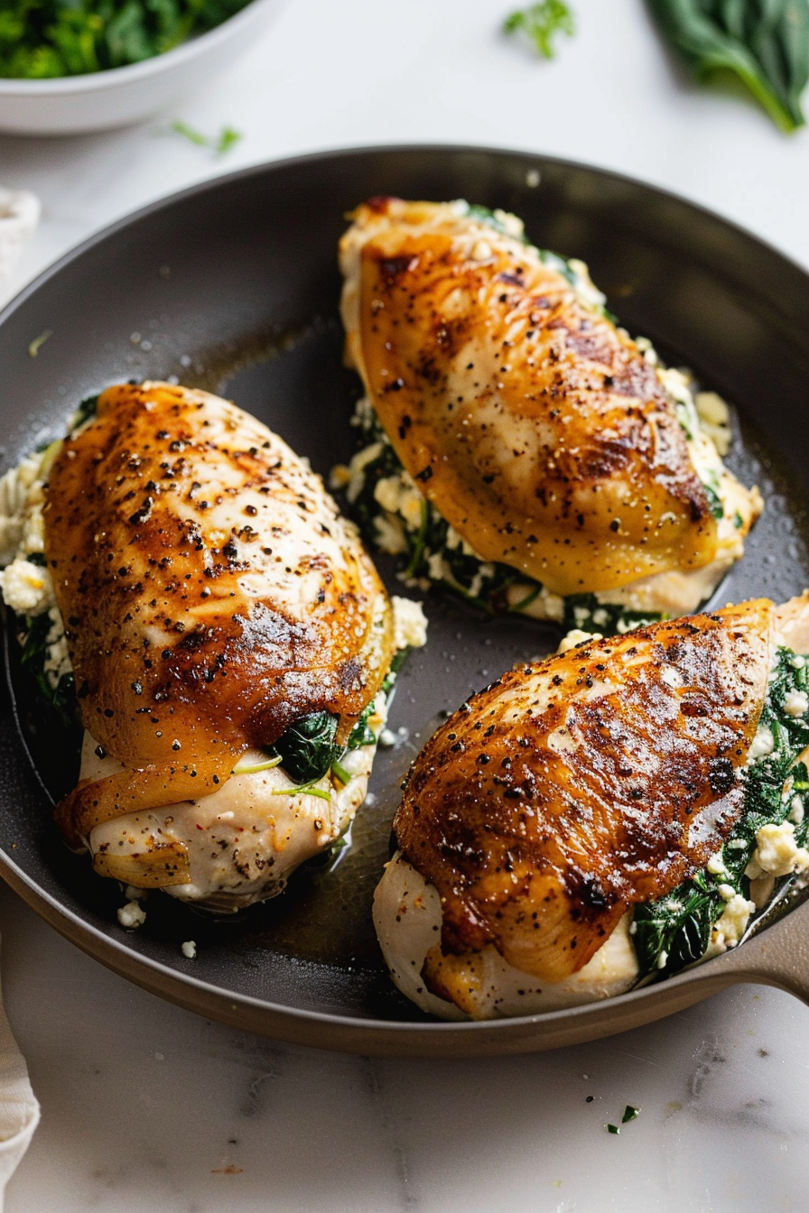 Cozy Spinach Feta Stuffed Chicken: A Nourishing Weeknight Recipe 2 image 1776355866689