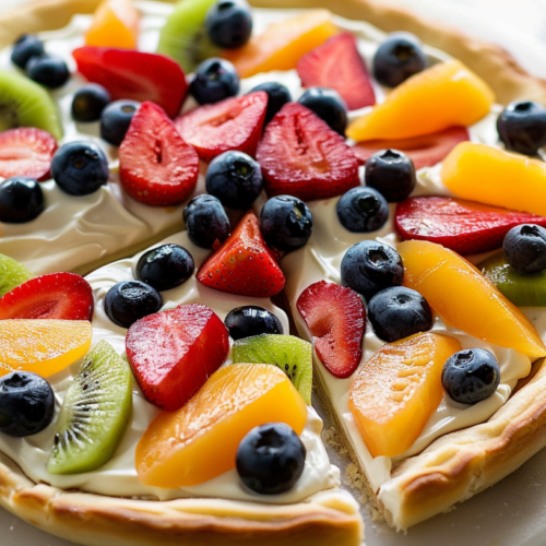 How to Make the Prettiest Fresh Fruit Pizza (Easy Sugar Cookie Crust!)