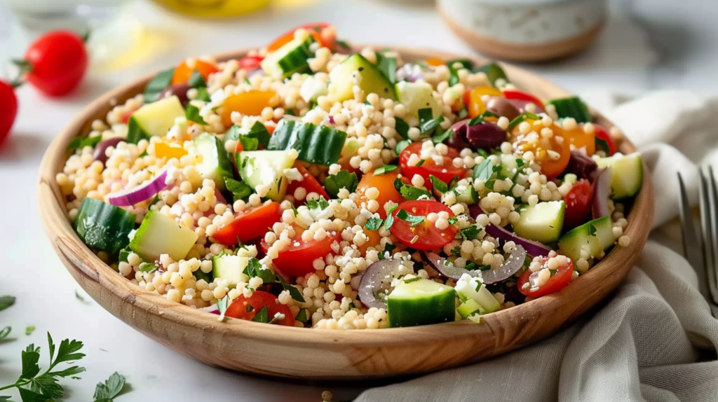 Vibrant Greek Couscous Salad Even Busy Home Cooks Can Master