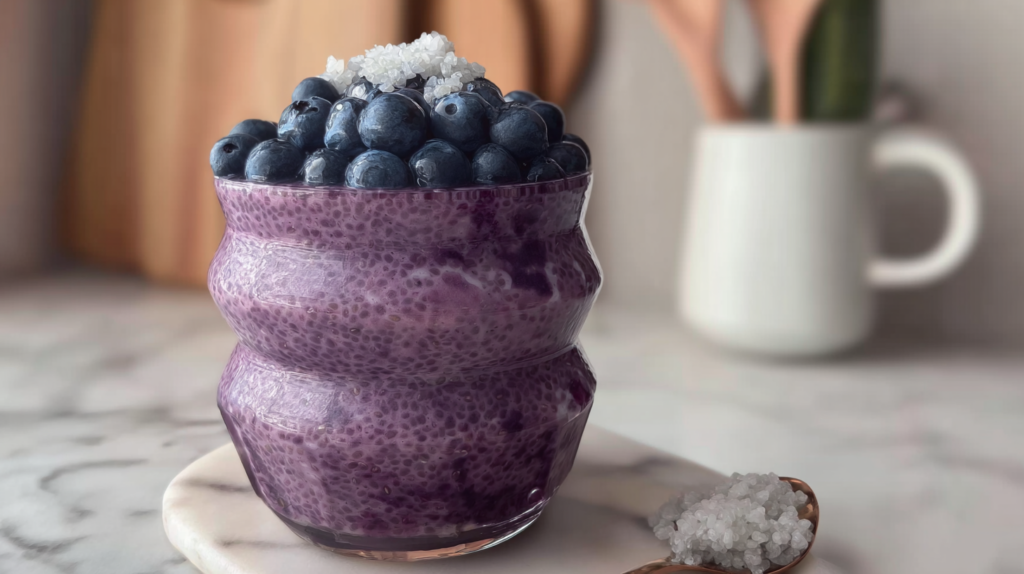 Blueberry Chia Seed Pudding (Cozy, Easy & Antioxidant-Rich!)