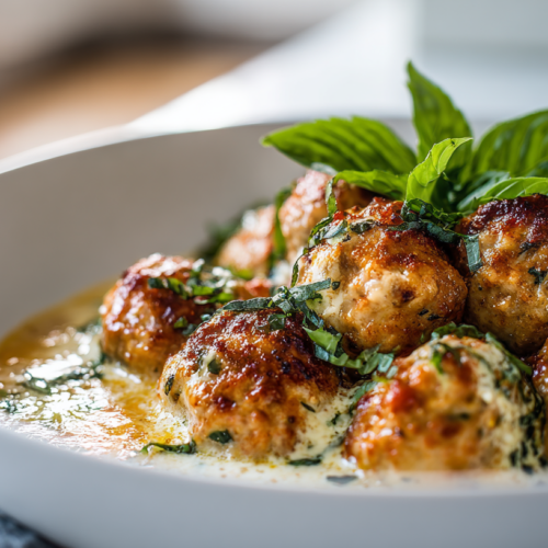 Cozy Baked Chicken Ricotta Meatballs (So Tender & Easy!)