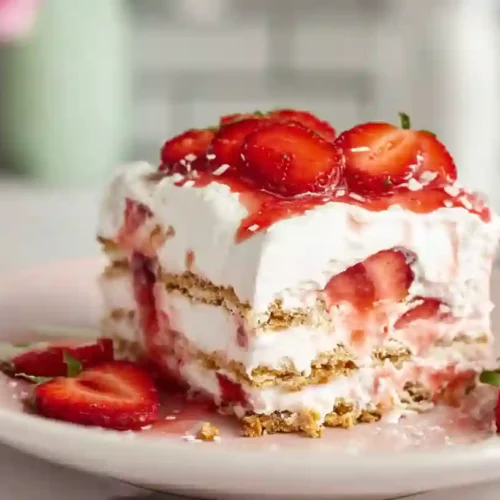 Heavenly No-Bake Strawberry Icebox Cake You’ll Crave All Summer 3 Heavenly No-Bake Strawberry Icebox Cake You’ll Crave All Summer