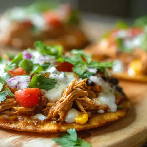Easy Mexican Rotisserie Chicken Tostadas for Cozy Family Nights