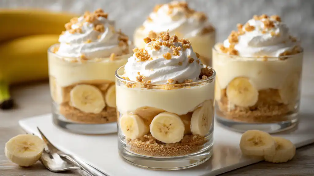 Irresistible No-Bake Banana Pudding Cups (5-Minute Dessert!)
