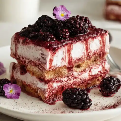 Vegan Blackberry Tiramisu That Will Blow Your Mind (No Dairy, No Eggs!)