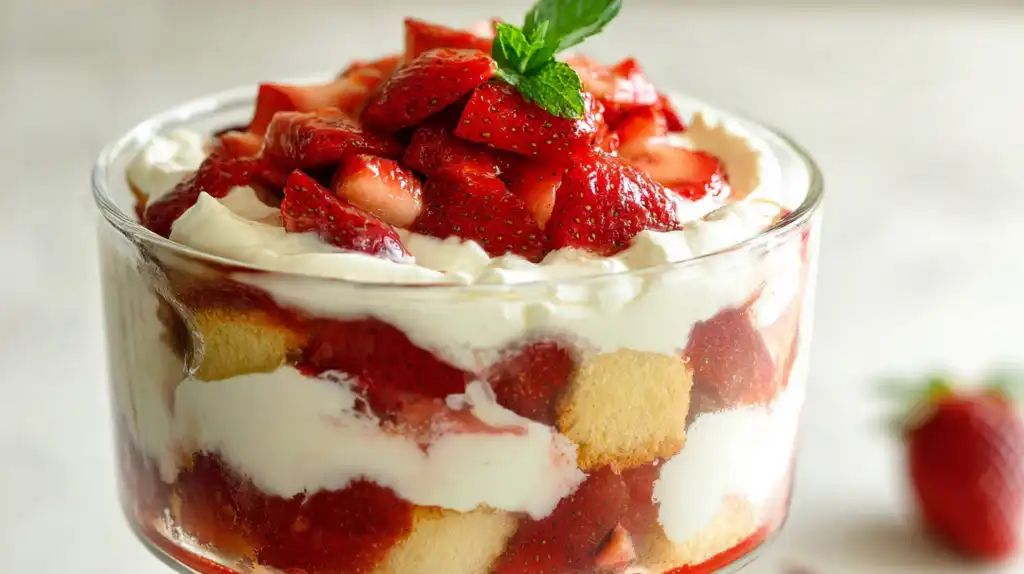 The Most Beautiful Strawberry Trifle You'll Ever Make (No-Bake & Crowd-Pleasing!)
