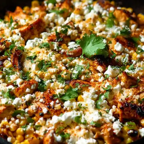 One Skillet Mexican Street Corn Chicken That Will Change Weeknight Dinner Forever