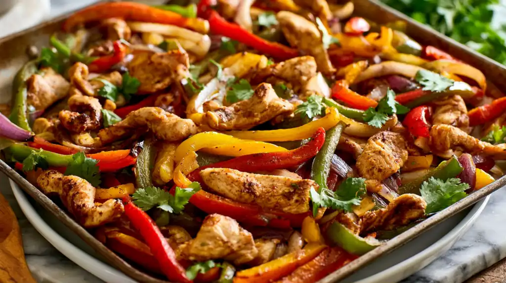 The Easiest Sheet Pan Chicken Fajitas for Busy Weeknights