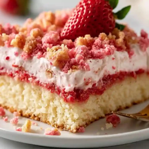Strawberry Crunch Cake