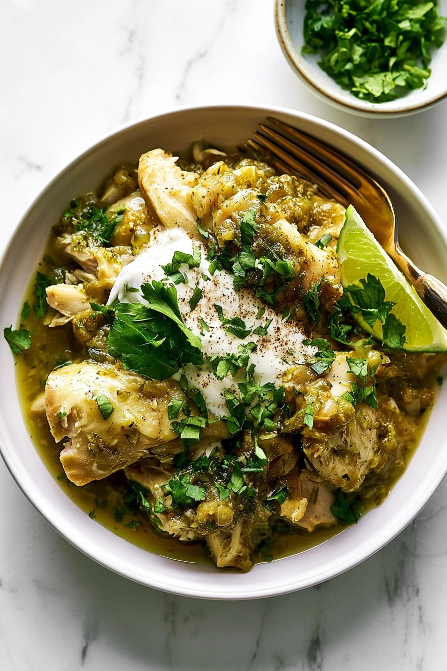 Easy Slow Cooker Salsa Verde Chicken: The Best 3-Ingredient Weeknight Meal 2 image 1783160098864
