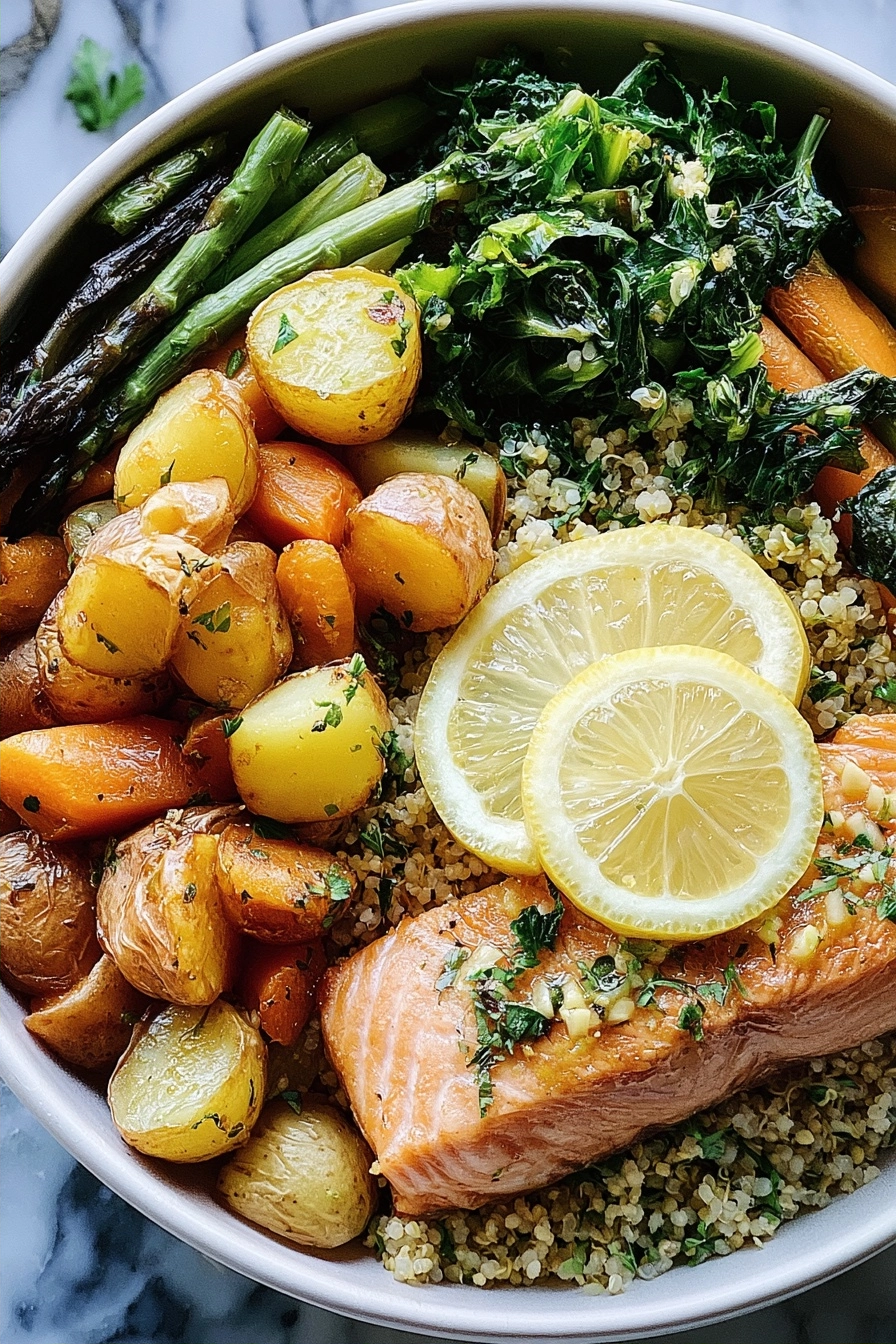 The Best Lemon Garlic Salmon Bowls You'll Ever Make 2 image 1783255909582