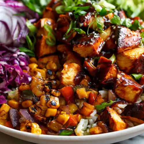 The Ultimate 30-Minute BBQ Chicken Power Bowls