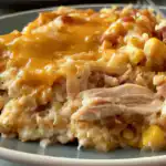 The Ultimate Cozy Chicken Rice and Corn Casserole
