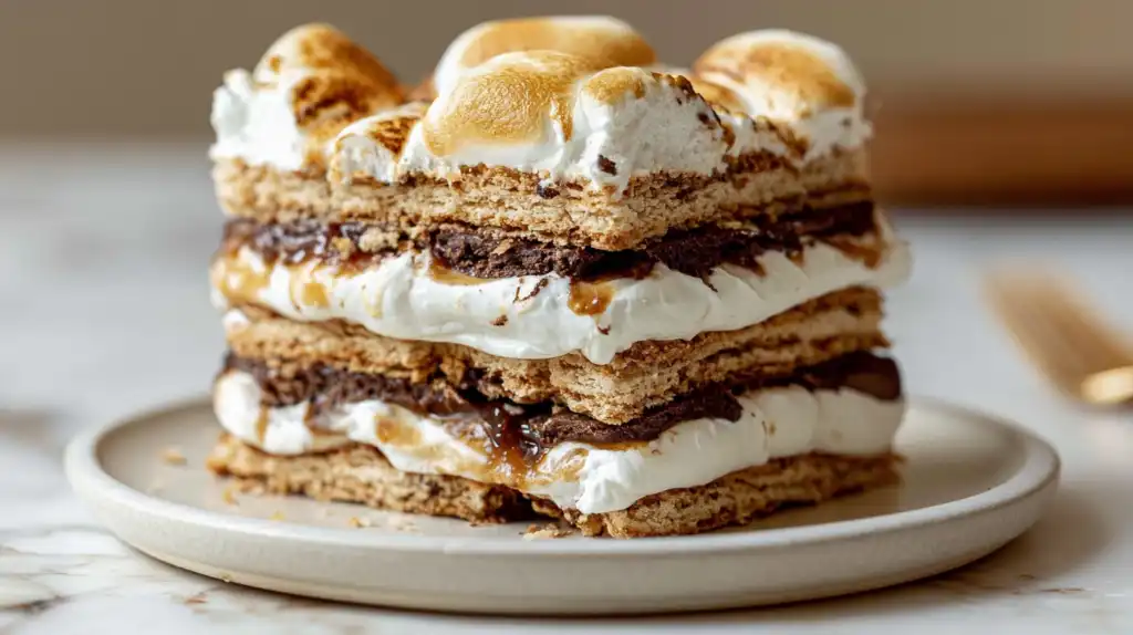 Decadent No Bake S’mores Icebox Cake (Better Than a Campfire)