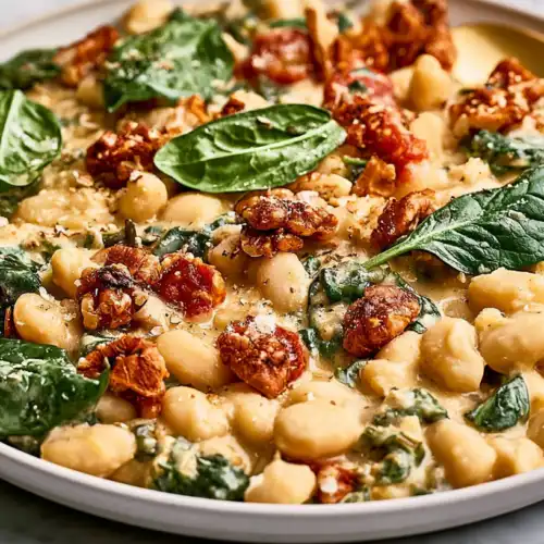 The Marry Me White Bean & Spinach Skillet Everyone Is Obsessed With