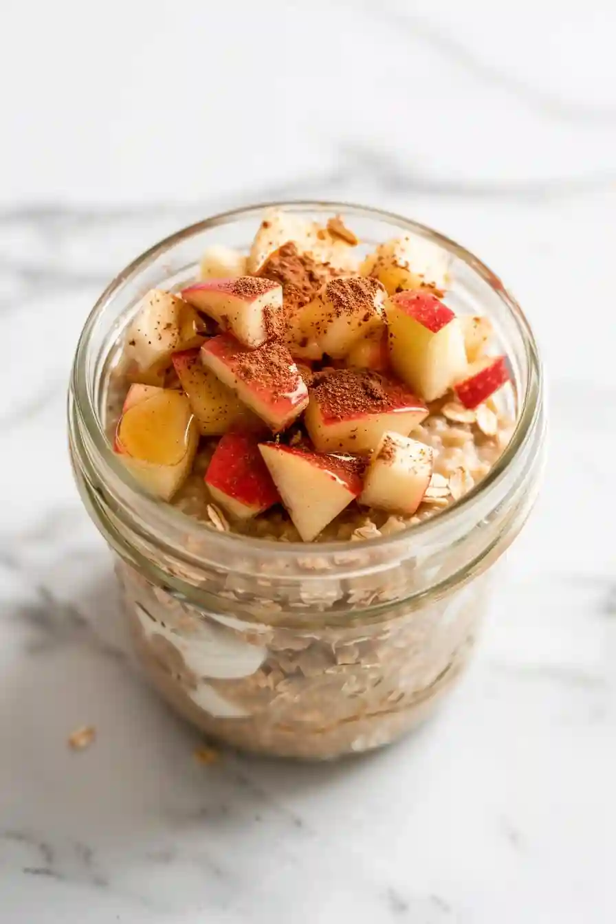 Add Apples Cinnamon Honey and Chia Seeds