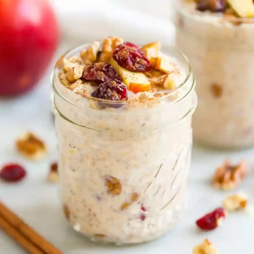 Apple Cinnamon Overnight Oats