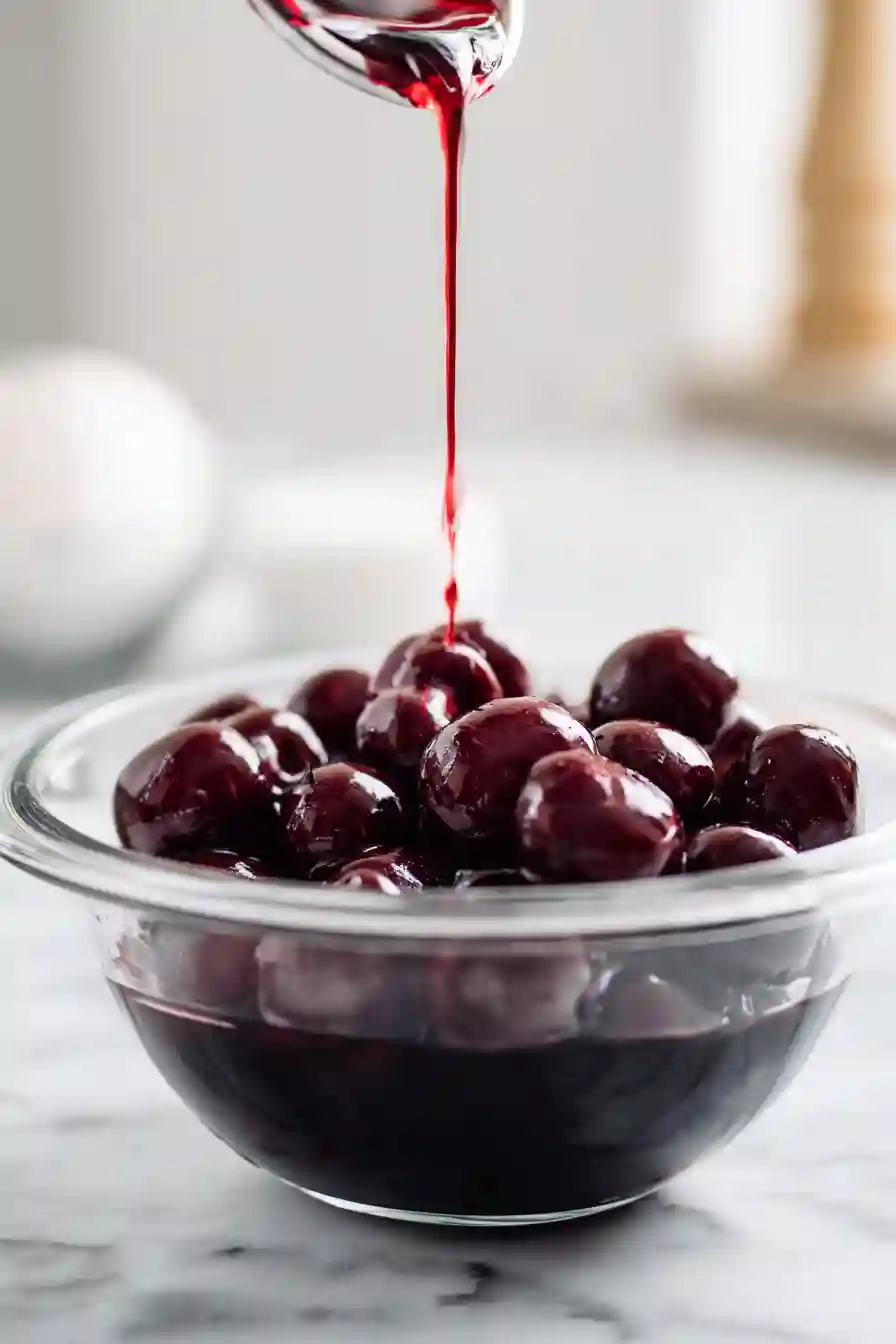Greek Yogurt with Cherry Spoon Sweets 7 Finishing the Cherry Spoon Sweets
