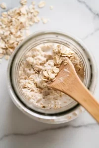 Mix the Oat Base for Apple Cinnamon Overnight Oats