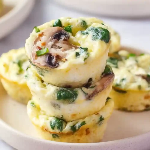 Mushroom Spinach Egg Muffins 8 Mushroom Spinach Egg Muffins