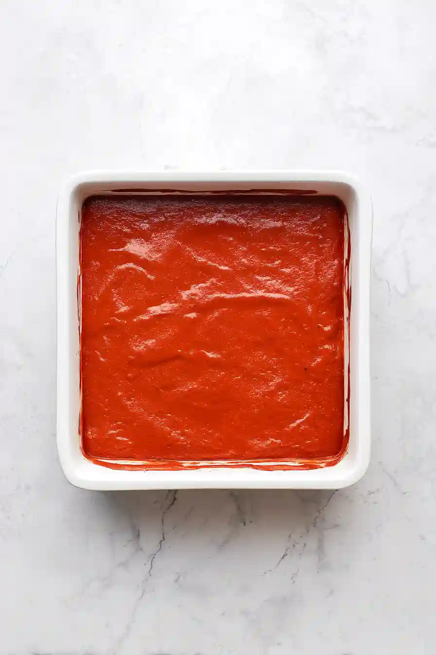Preheat the Oven and Add the Enchilada Sauce