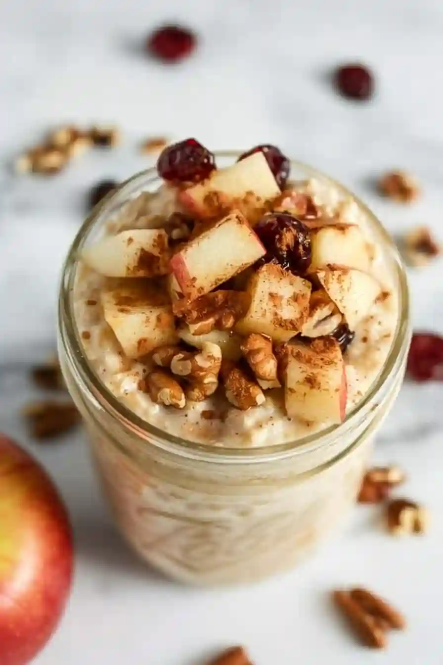 Stir and Serve Apple Cinnamon Overnight Oats