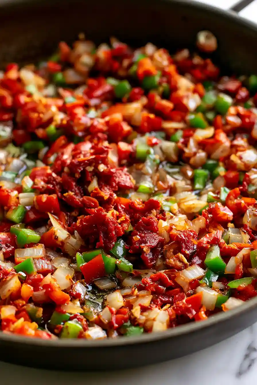 Saute the Vegetables and Tomato Paste