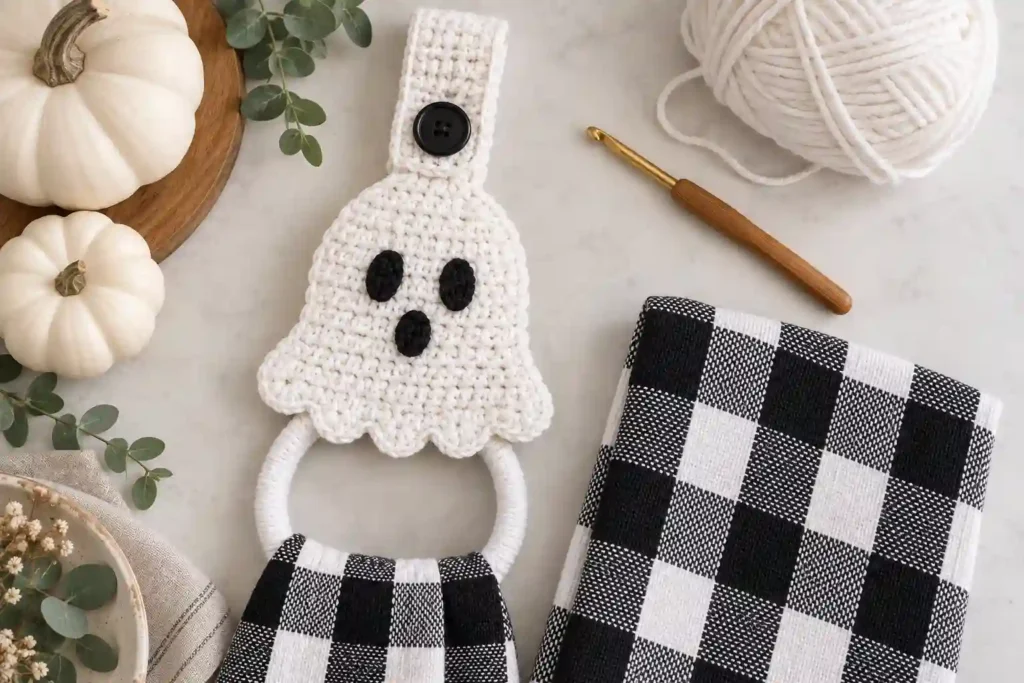 ghost kitchen towel holder cabinet handle compressed
